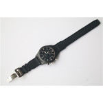 Pilot Chrono Top Gun IW3878 Real Ceramic 1:1 Best Edition Black Dial Calfskin Strap A7750 BP