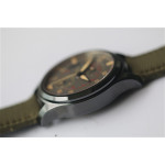 Pilot Chrono Top Gun IW388002 Real Ceramic 1:1 Best Edition Gray Dial Green Calfskin Strap A7750 BP