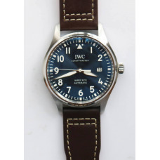 Mark XVIII IWC327010 SS Blue Dial Leather Strap M+F A2892