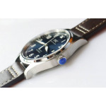 Mark XVIII IWC327010 SS Blue Dial Leather Strap M+F A2892