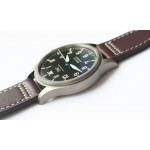 Mark XVIII IW327006 Titanium Grand 1:1 Best Edition Black Dial Leather Strap A35111 M+F