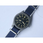 Mark XVIII IW327006 Titanium Grand 1:1 Best Edition Black Dial Blue Nylon Strap A35111 M+F 