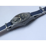 Mark XVIII IW327006 Titanium Grand 1:1 Best Edition Black Dial Blue Nylon Strap A35111 M+F 