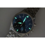 Pilot Chrono 377706 Blakc Dial 1:1 Best Edition Bracelet A7750 ZF