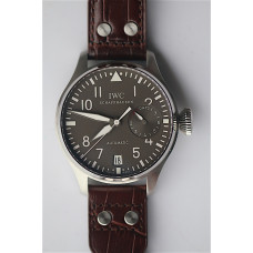 Big Pilot Real PR IW500901 Brown 1:1 Best Edition Black Leather Strap A51111 ZF