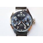 Big Pilot Real PR IW502703 SS 1:1 Best Edition Blue Dial on Black Calfskin Strap A52850 YLF