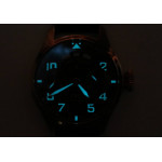 Big Pilot Real PR IW502706 RG 1:1 Best Edition Brown Dial on Black Calfskin Strap A52850 YLF