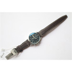 Pilot Chrono SS IW387808 Best Edition Black Dial on Brown Leather Strap A7750 ZF