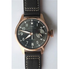 Big Pilot Real PR 2016 IW500917 RG Best Edition Gray Dial on Brown Leather Strap A51111 ZF