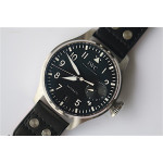 Big Pilot Real PR IW500912 2016SIHH 1:1 Best Edition on Black Leather Strap A51111 ZF