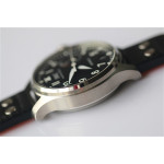 Big Pilot Real PR IW500912 2016SIHH 1:1 Best Edition on Black Leather Strap A51111 ZF