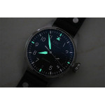 Big Pilot Real PR IW500912 2016SIHH 1:1 Best Edition on Black Leather Strap A51111 ZF