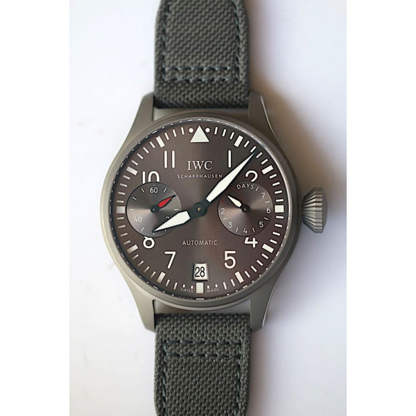 Big Pilot Real PR IW500910 "Patrouille Suisse" 1:1 Best Edition on Gray Nylon Strap 51011 ZF