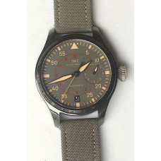 Big Pilot Real PR 48mm IW501902 Real Ceramic 1:1 Best Edition on Green Nylon Strap A51111 V2 ZF