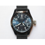 Big Pilot Real PR IW502003 Real Ceramic “BOUTIQUE RODEO DRIVE” 1:1 Best Edition on Black Calfskin Strap A51111 V2 ZF