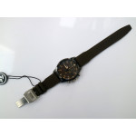 Pilot Chrono Top Gun IW389002 Real Ceramic 1:1 Best Edition Gray Dial on Green Calfskin Strap A7750 ZF