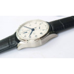 Portugieser Chrono Classic 42 IW390406 SS 1:1 Best Edition White dial Blue Num Leather Strap A7750 ZF