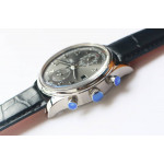 Portugieser Chrono Classic 42 IW390406 SS 1:1 Best Edition Grey dial Leather Strap A7750 ZF