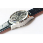 Portugieser Chrono Classic 42 IW390406 SS 1:1 Best Edition Grey dial Leather Strap A7750 ZF