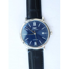 Portofino '150 Years' IW356518 1:1 Best Edtiion Blue Dial on Black Croco Strap A2892 V7F