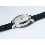 Portofino Chrono SS 1:1 Best Edition White Dial SS Markers Leather Strap A7750 ZF