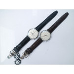 Portofino Chrono SS 1:1 Best Edition White Dial SS Markers Leather Strap A7750 ZF