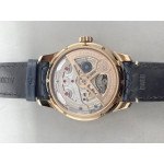 Portugieser Perpetual Calendar RG 5033 1:1 Best Edition Blue Dial on Black Leather Strap APSF A52610