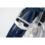 Portugieser Chronograph Edition 1:1 Best Edition White/Blue Dial Leather Strap AZF