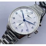 Portuguese Chrono IW3716 ZF 1:1 Best Edition White Dial on SS Bracelet A96355