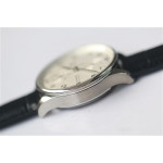 Portuguese Chrono 1:1 Best Edition SS White Dial SS Markers Leather Strap ZF V3 A7750 (Slim Movement)