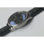 Portuguese Chrono 1:1 Best Edition SS Black Dial SS Markers Leather Strap ZF V3 A7750 (Slim Movement)