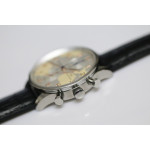 Portuguese 40mm Chrono SS Map Dial on Leather Strap A7750