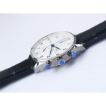 Portugieser Chronograph Edition 150 Years IW371602 1:1 Best Edition White Dial on Black Leather Strap ZF