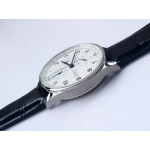 Portugieser Chronograph Edition 150 Years IW371602 1:1 Best Edition White Dial on Black Leather Strap ZF