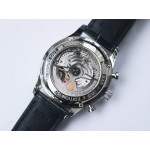 Portugieser Chronograph Edition 150 Years IW371602 1:1 Best Edition White Dial on Black Leather Strap ZF