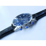 Portugieser Chronograph Edition 150 Years IW371601 1:1 Best Edition Blue Dial Leather Strap ZF