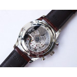 Portuguese IW371604 1:1 Best Edition SS White Dial RG Markers on Brown Leather Strap A96355 ZF V3