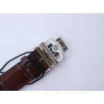 Portuguese IW371604 1:1 Best Edition SS White Dial RG Markers on Brown Leather Strap A96355 ZF V3