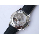 Portuguese IW371606 1:1 Best Edition SS Blue&White Dials Black Leather Strap A96355 ZF V3