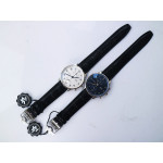 Portuguese IW371606 1:1 Best Edition SS Blue&White Dials Black Leather Strap A96355 ZF V3