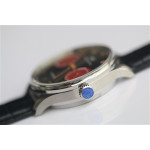 Portuguese Real PR IW500126 7 Days 1:1 Best Edition Gery Dial Black Leather Strap A52010  ZF