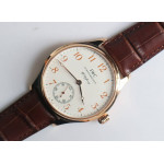 Portuguese IW544201 RG 1:1 Best Edition White Dial RG Number Markers on Brown Leather Strap GSF