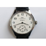 Portuguese IW544202 SS 1:1 Best Edition White Dial on Black Leather Strap GSF