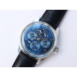 Portugieser Perpetual Calendar SS 5034 Best Edition Blue&White Dial Leather Strap A52610 V9F