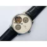 Portugese Regulator Tourbillon IW544602 SS Grey&White Dials Leather  ZF