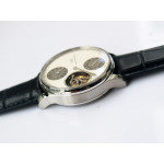 Portugese Regulator Tourbillon IW544602 SS Grey&White Dials Leather  ZF