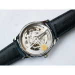 Portuguese Tourbillon IW5463 SS Best Edition White Dial Blue Hands Blue Leather Strap ZF