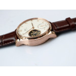 Portuguese Tourbillon IW5463 RG Best Edition White Dial on Brown Leather Strap ZF