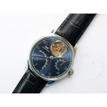 Portuguese Tourbillon IW504602 SS Best Edition White&Blue&Grey Dials Leather Strap ZF