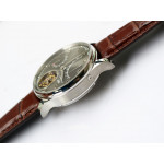 Portuguese Tourbillon IW504602 SS Best Edition White&Blue&Grey Dials Leather Strap ZF